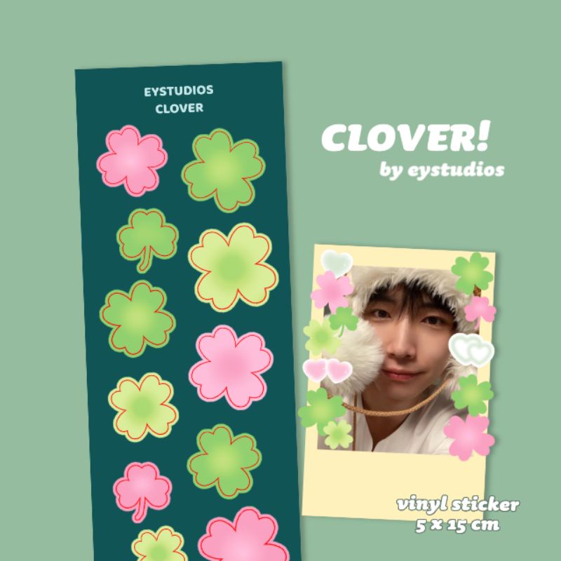 eystudios - Clover Kisscut Journal / Polcos Sticker