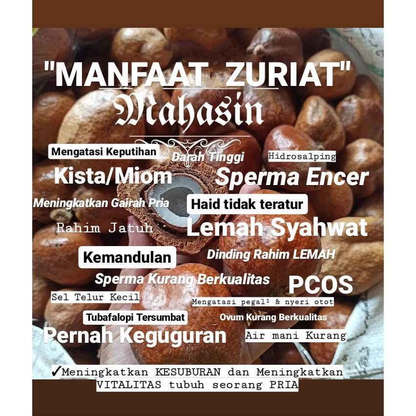 

Zuriat Mahasin Bubuk Zuriat Mahasin ori Madu Mahasin