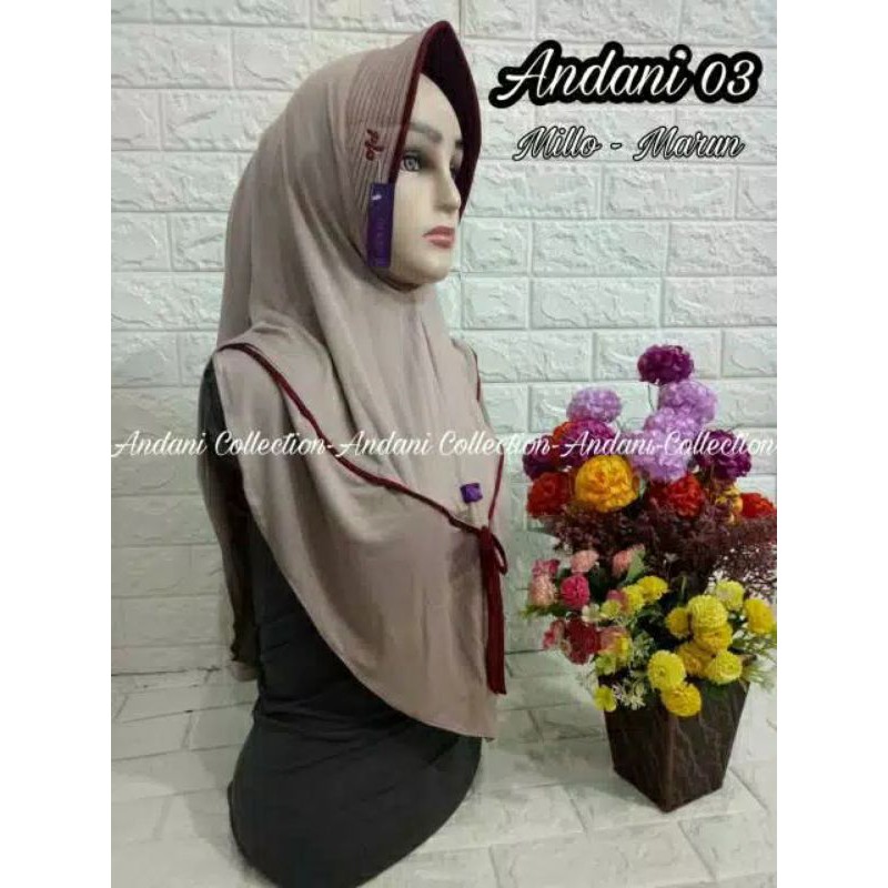 Hijab Andani Jersey Super