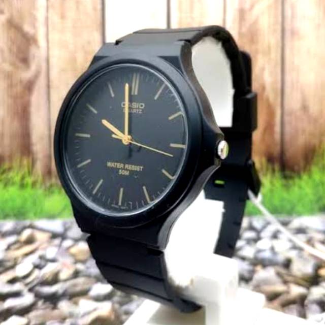 Casio Analog Jam Tangan Pria Strap Karet