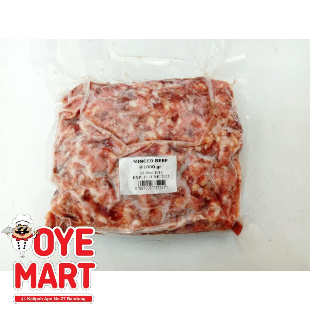 DAGING SAPI GILING 1000GR MINCED GROUND BEEF BURGER MEAT HARGA PROMO