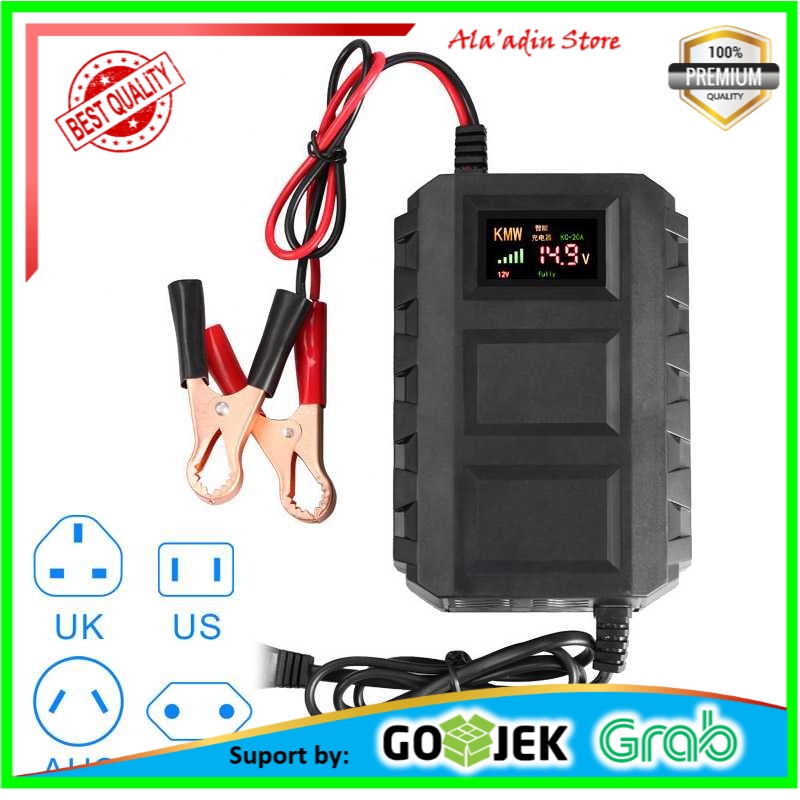 Taffware Charger Aki Mobil Smart Battery Charger 12V 20-120AH - DXY88