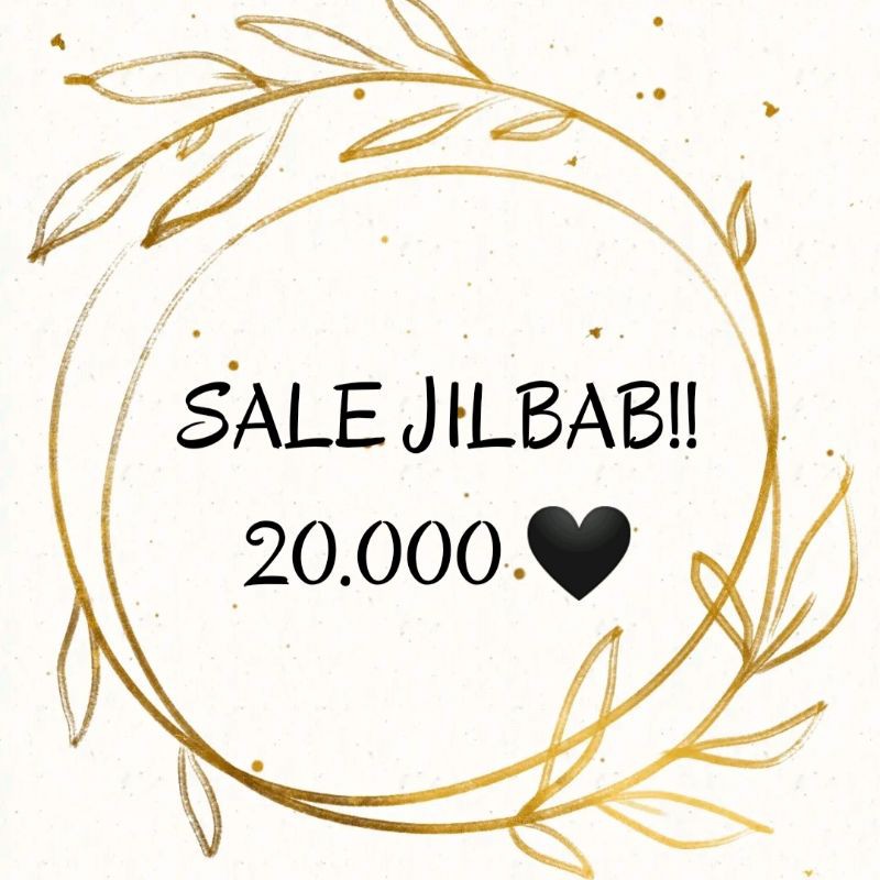 JILBAB SALE/ JILBAB JERSEY PROMO / PROMO SERBA 20.000 / FLASH SALE