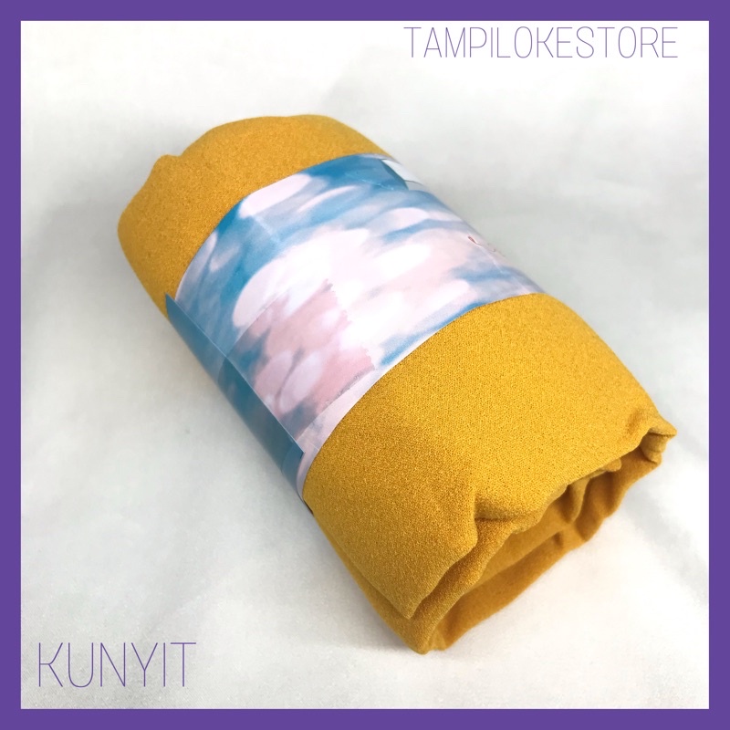 JILBAB PASHMINA SABYAN DIAMOND ITALIANO HIJAB PREMIUM-KUNYIT