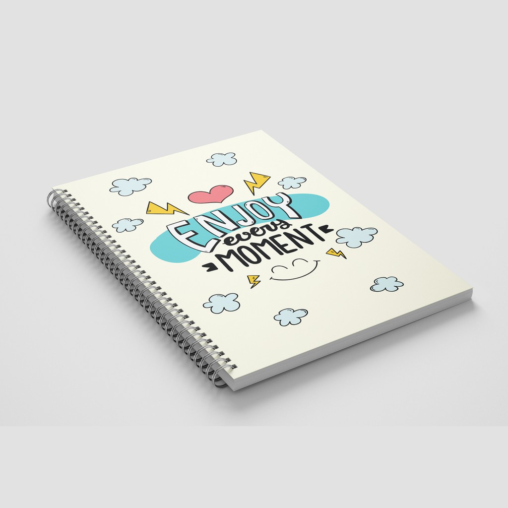 

NOTEBOOK SPIRAL ENJOY EVERY MOMENT - A5