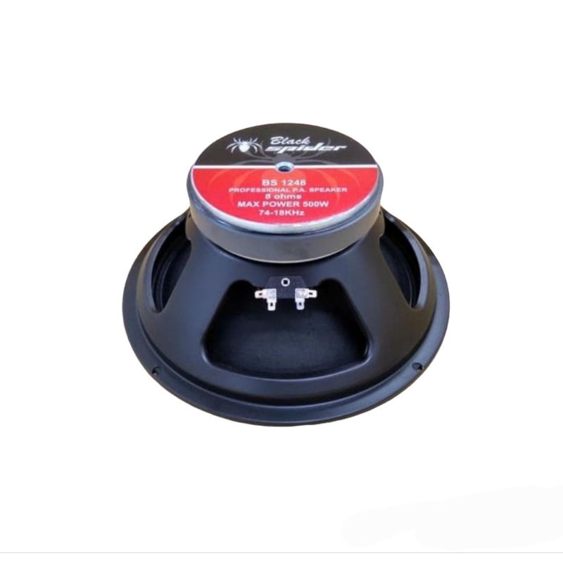 SPEAKER KOMPONEN BLACK SPIDER 1248 / BS 1248 / BS1248 (ORIGINAL)12inc