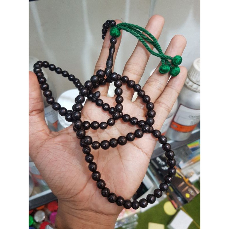 Tasbih kaokah hitam rumbai turky