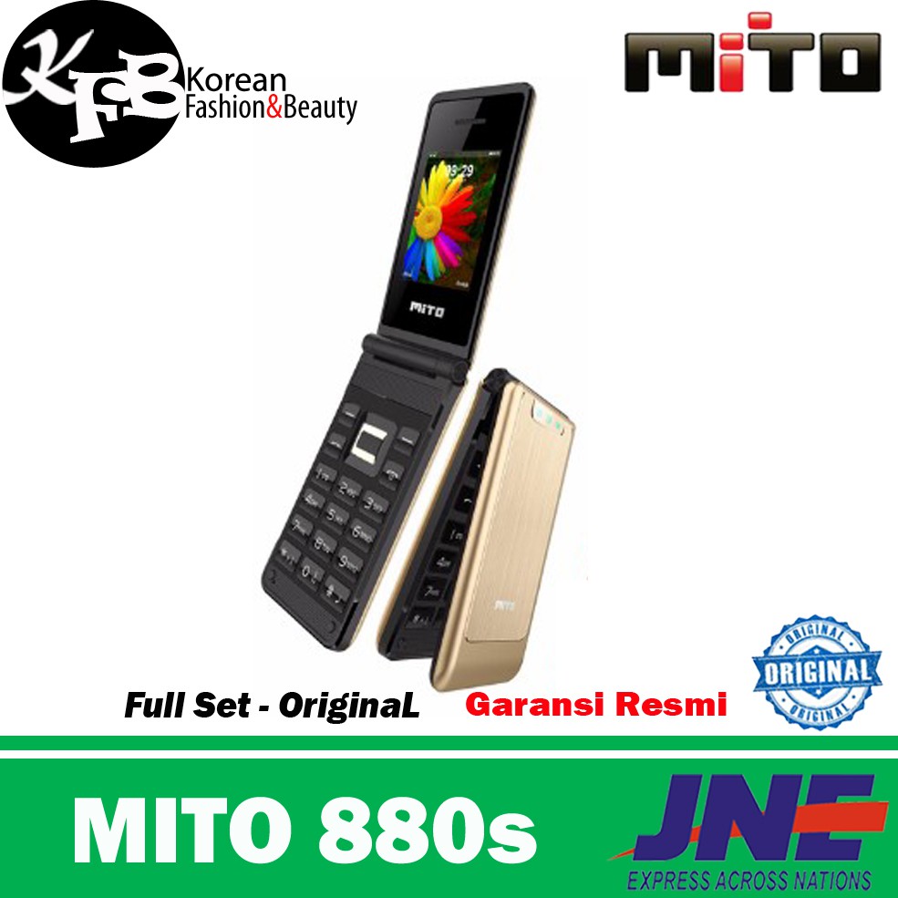 Hp murah Mito 880s Flip - dual sim - original - Garansi