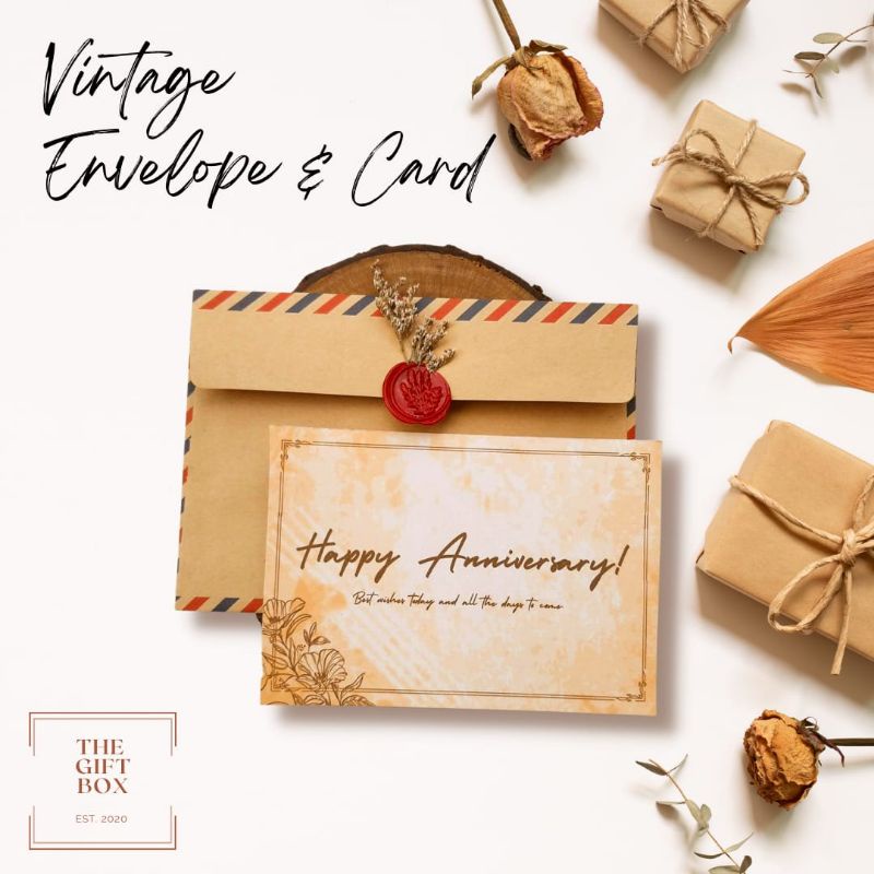 

VINTAGE ENVELOPE & CARD