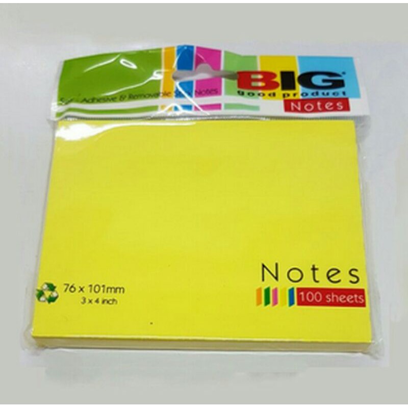 

Sticky note Big ukuran 76 X 101mm