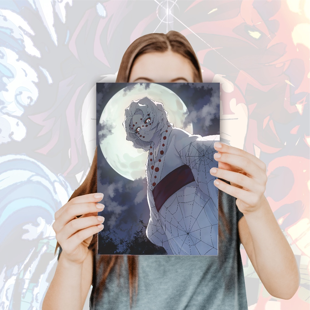 Poster Anime Kimetsu no Yaiba Demon Slayer Nezuko Tanjiro Zenitsu Giyuu Tomioka Inosuke - Size A4+-24 Rui