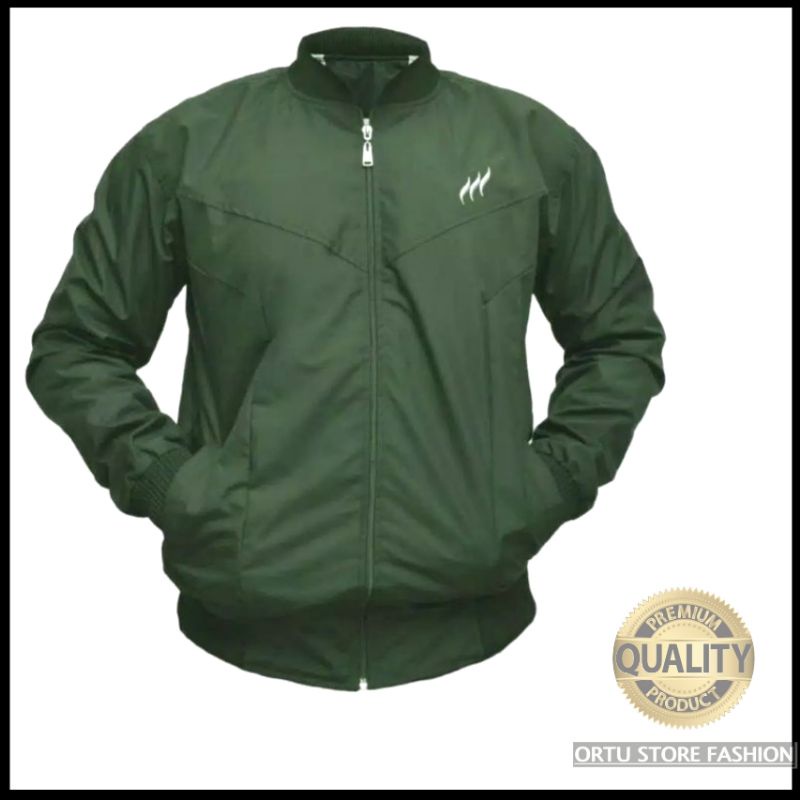 Jaket Parasut Pria Model Bomber waterproof Premium