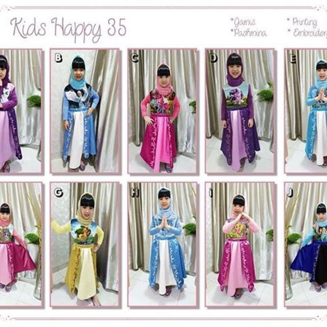 Gamis princess KH 35