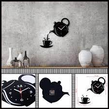 Jam Dinding DIY / Jam Dekorasi Kamar / Ruang Tamu / Jam Dinding Tempel DIY Mini Analog 3D / Jam DIY 