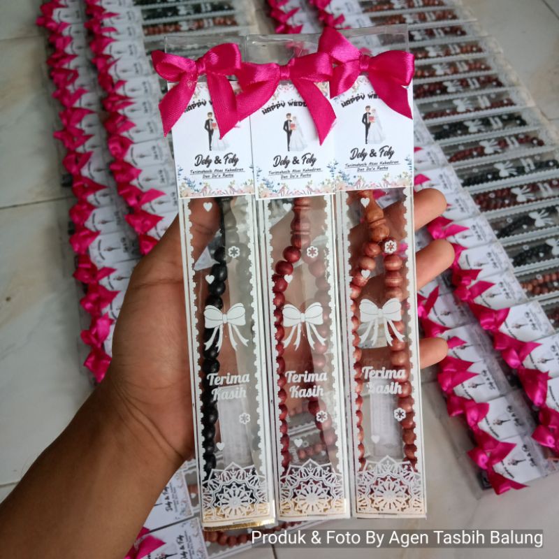 Souvenir Cantik, Pernikahan, Hajatan, Haji/Umrah, Souvenir Murah Tasbih 33