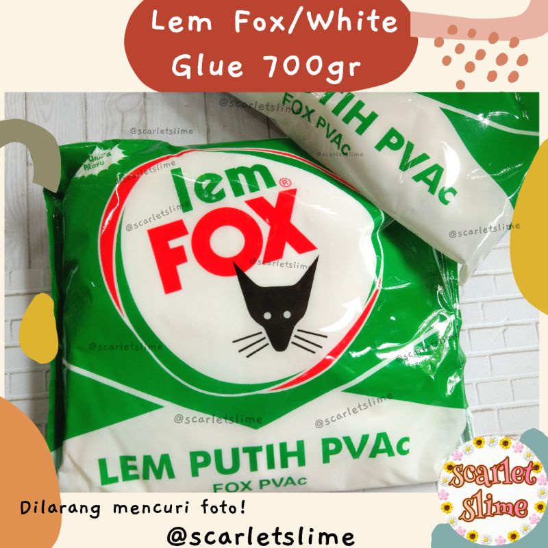 

Lem fox 700 gr // White Glue Murah