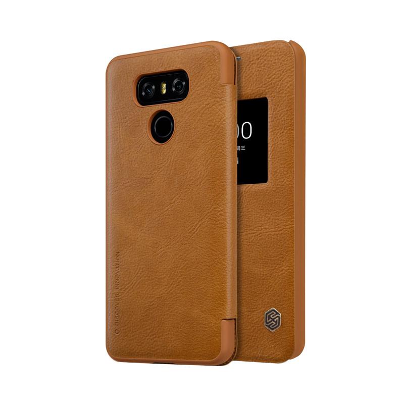 LG G7 THINQ NILLKIN QIN LEATHER CASE ORIGINAL