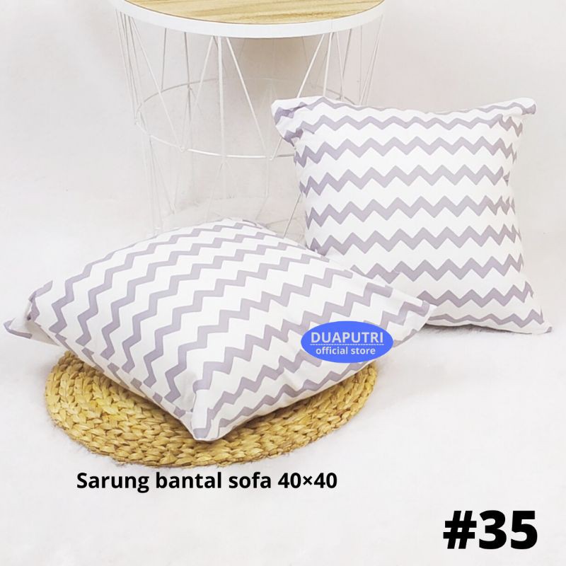 SARUNG BANTAL SOFA 40×40 - SARUNG BANTAL SOFA [ sarung only ]