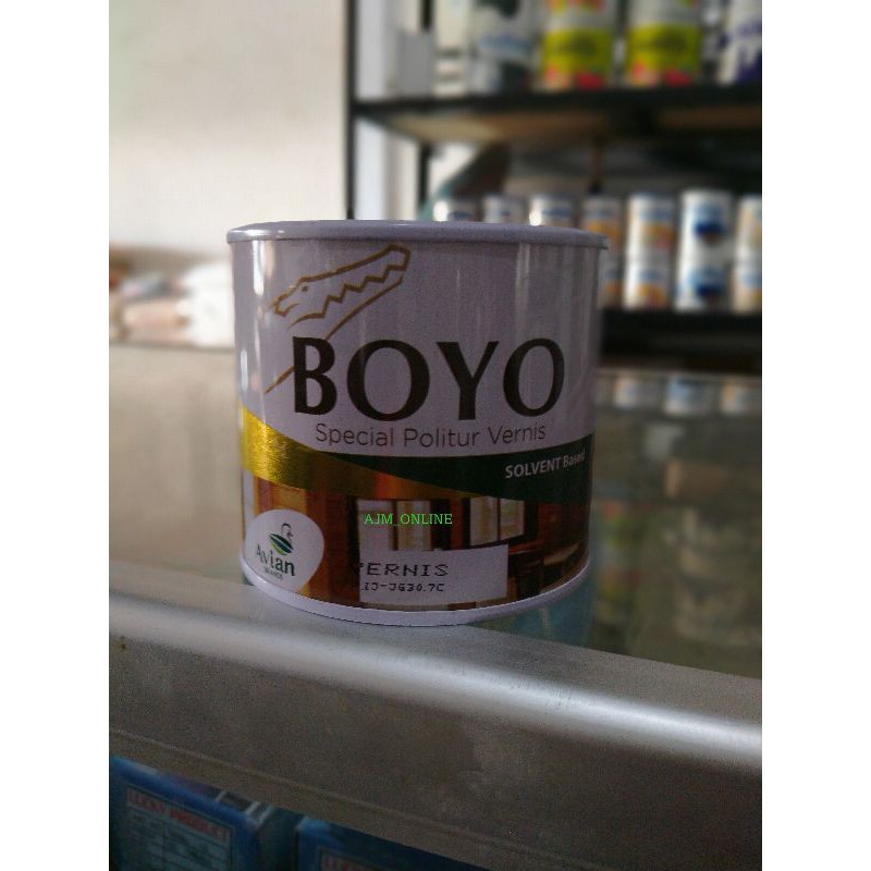 POLITUR VERNIS KAYU KUSEN/PINTU BOYO AVIAN / PERNIS KAYU POLITUR 1/2 KG