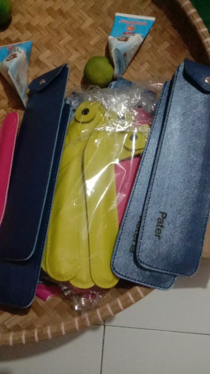 Sedotan Stainless Foodgrade Paket Pouch Brush Sikat