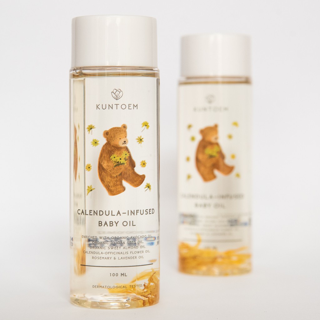 Kuntoem 100ml Calendula-Infused Baby Oil (KT-OIL100ML)