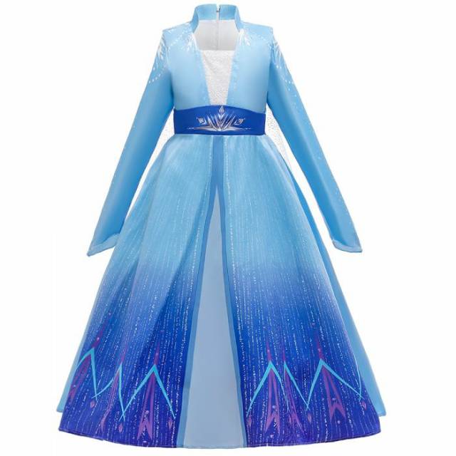 Long Dress anak Elsa Costume Frozen II