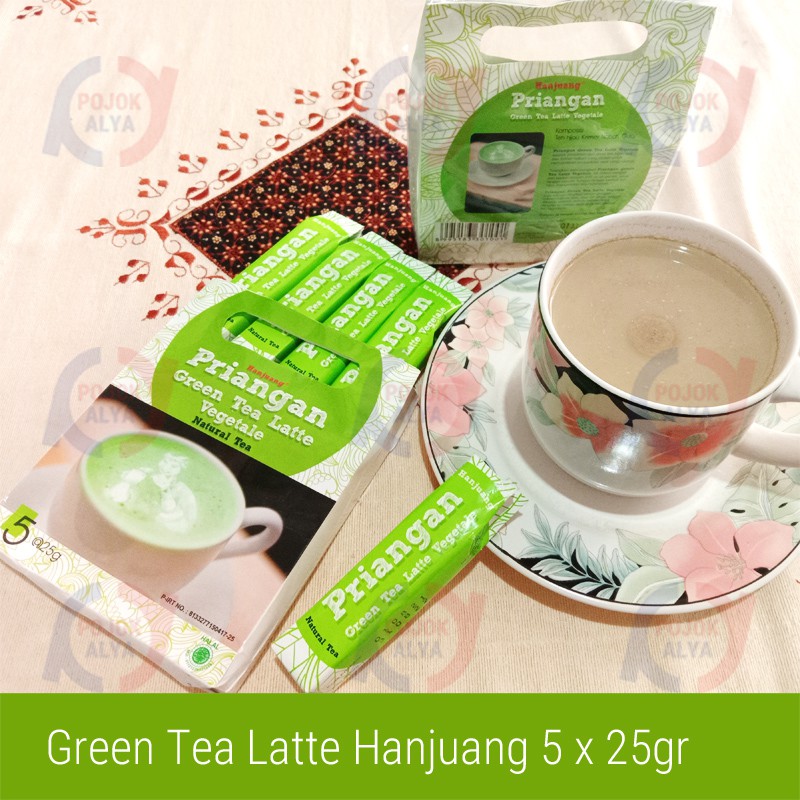 Green Tea Latte Hanjuang Kantong 5 Sachet @25gr