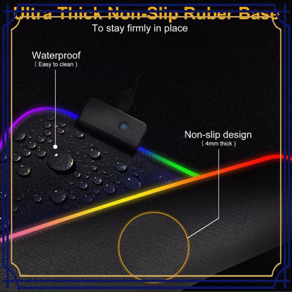 Gaming Mouse Pad XL RGB LED - RGB-01/FGD-02