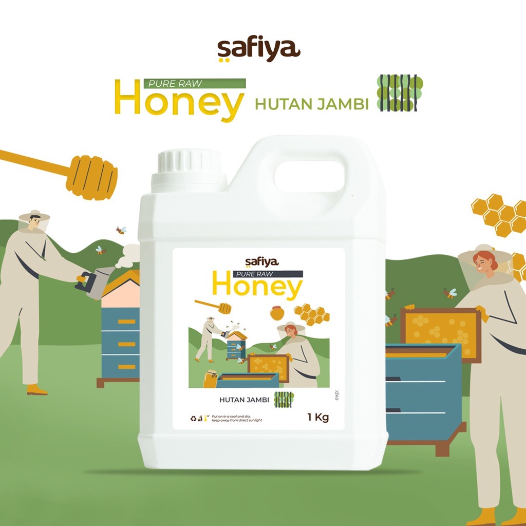 Madu Murni Hutan Jambi 1 Kg Series Raw Honey Madu Asli Authentic Safiya Food