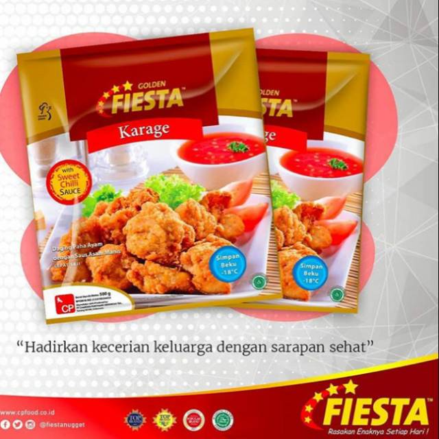 

GOLDEN FIESTA Karage (Daging Paha Ayam Manis) 500gr