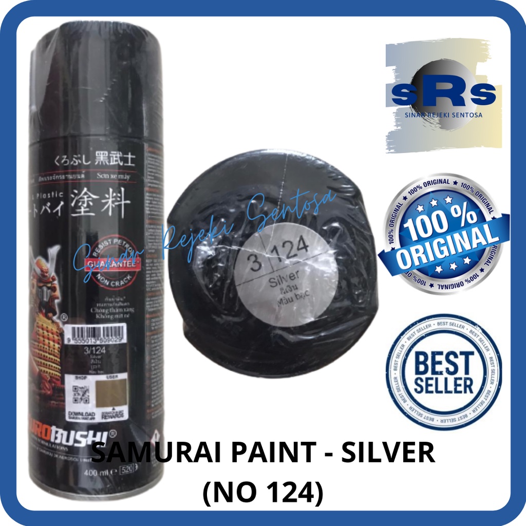 SAMURAI PAINT - CAT SAMURAI AEROSOL 124 SILVER