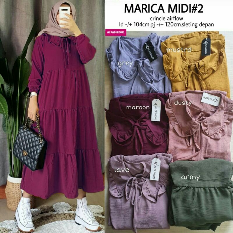 SENDY #7 Maxi Dress Muslim II Vinstore