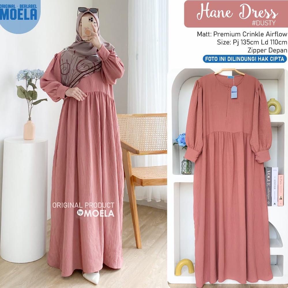 (DBY) GAMIS ALINEA MAXI DRESS BUSUI CRINCLE AIRFLOW