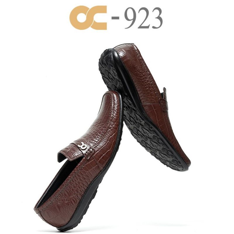 0C-923 SEPATU KULIT KASUAL ASLI MODEL PANSUS