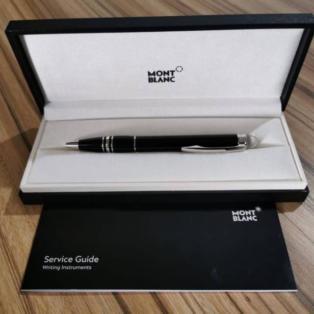 MONTBLANC STARWALKER MIDNIGHT BLACK /RESIN BALLPOINT ORIGINAL