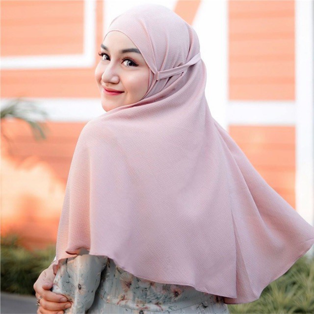 Daily Bergo  Maryam  Diamond Simple Tali nonpet Besar 