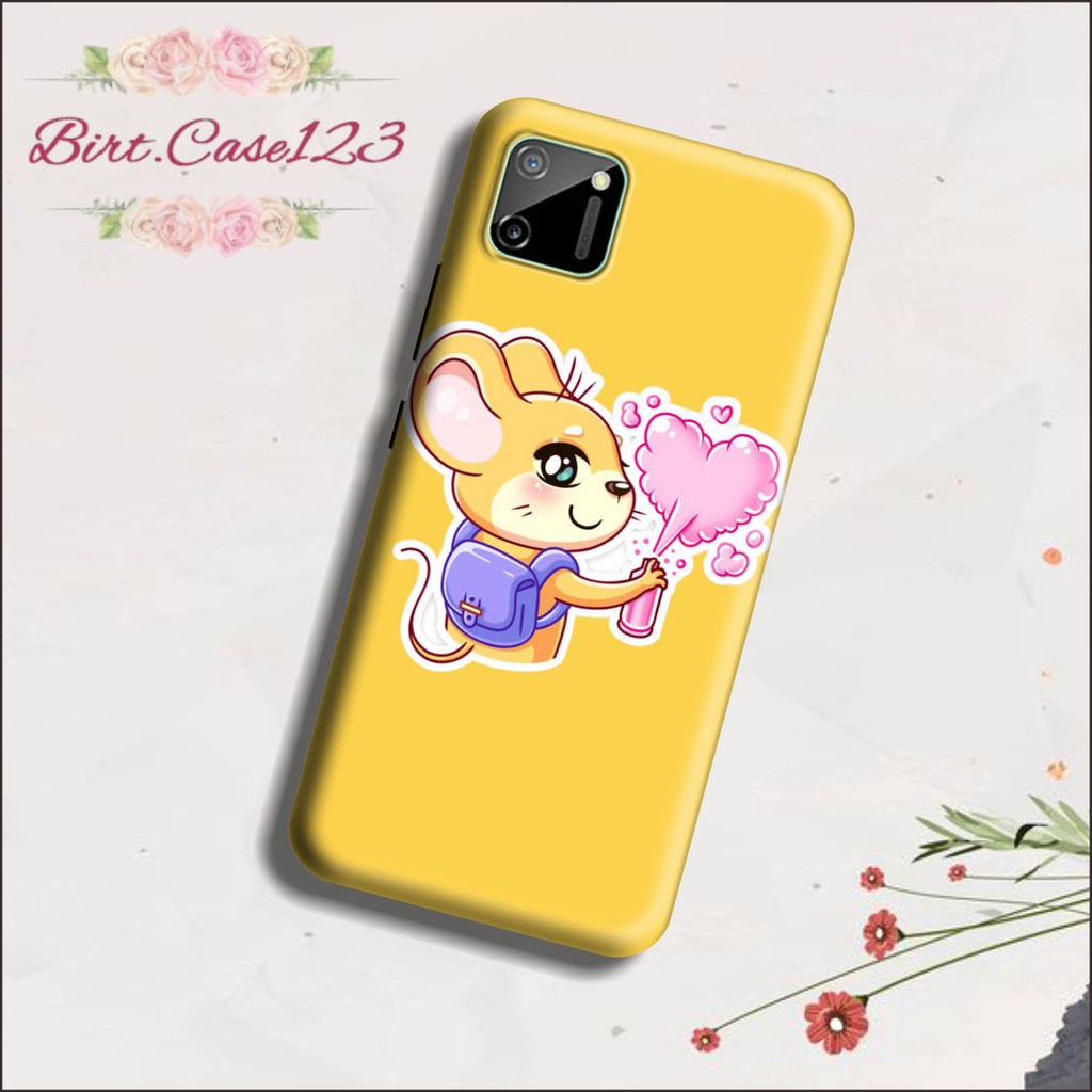 softcase CUTE MOUSE Vivo Y91 Y93 Y95 Y81 Y83 Y71 Y53 V7 Y30 Y50 V17 y20 BC1233