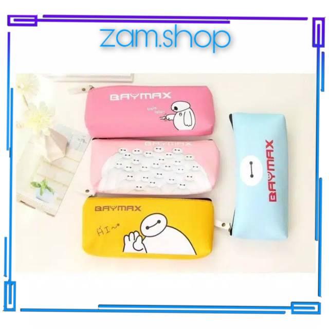 

TEMPAT PENSIL ALAT TULIS STATIONERY PENYIMPANAN SERBAGUNA KOSMETIK MOTIF BAYMAX LUCU