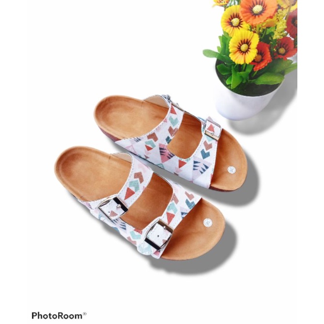 SB//Sandal Birken Wanita Ban2 Motif