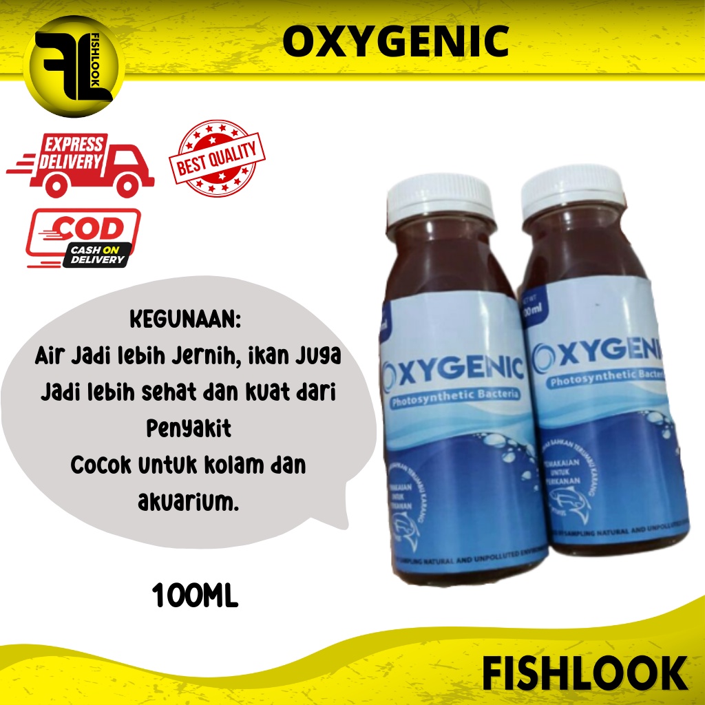 Oxygenic 100ml 100 ml Probiotik Bakteri Starter Kolam Akuarium Aquascape