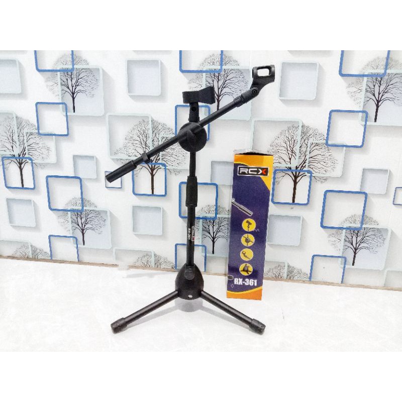 Stand mic microphone pendek rcx