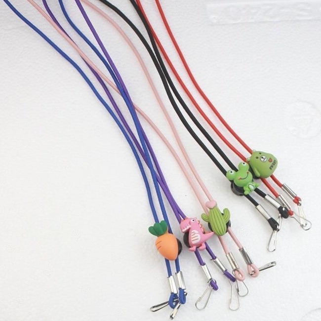 1PC KALUNG MASKER ANAK KARAKTER ANTI HILANG JATUH WARNA WARNI CLAY STOPPER TALI MASKER UNTUK TRAVELL