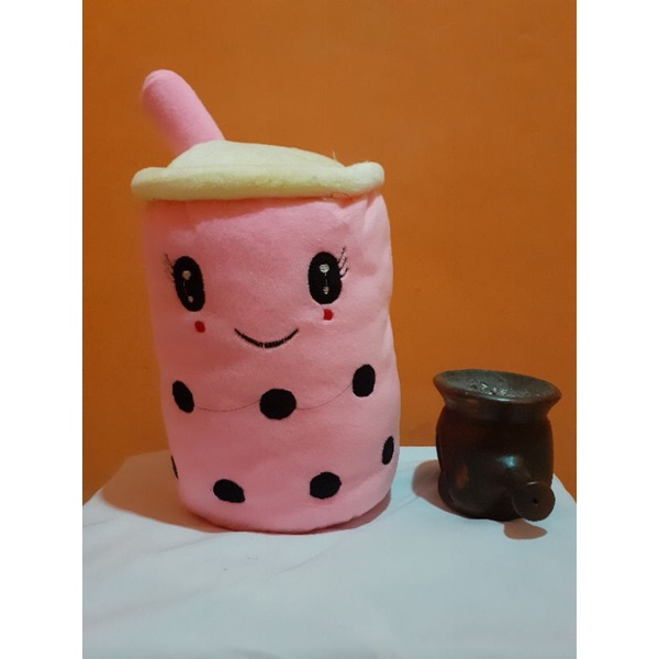 BONEKA BOBA BUBBLE MILK TEA SIZE L