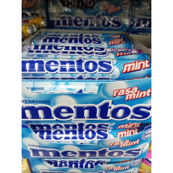 

mentos permen roll mint 37gr