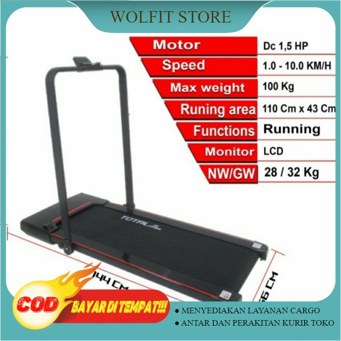 TREADMILL ELEKTRIK WALKING PAD TL222 / TL 222