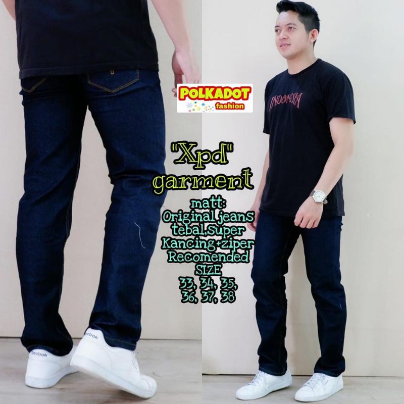 Xpd celana jeans panjang cowok by polkadot