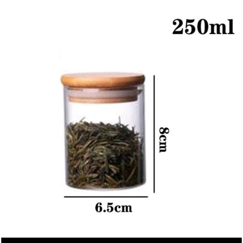 Jar kaca tempat bumbu