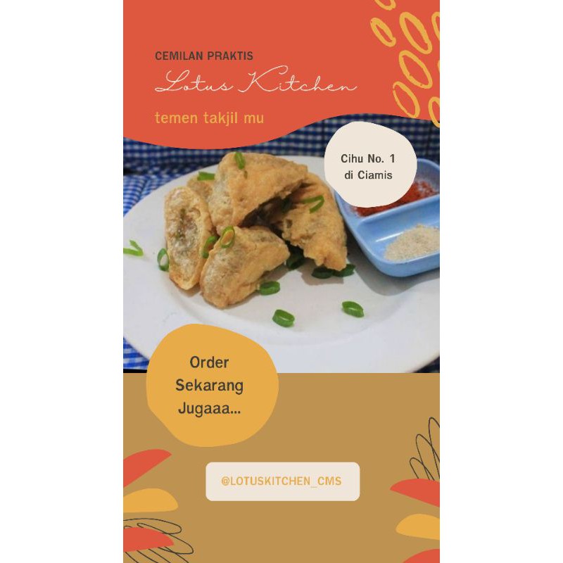 

Lotus Kitchen - Cihu (cireng tahu)