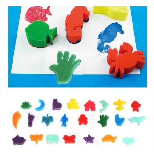 Sponge Painting Set (24pcs)