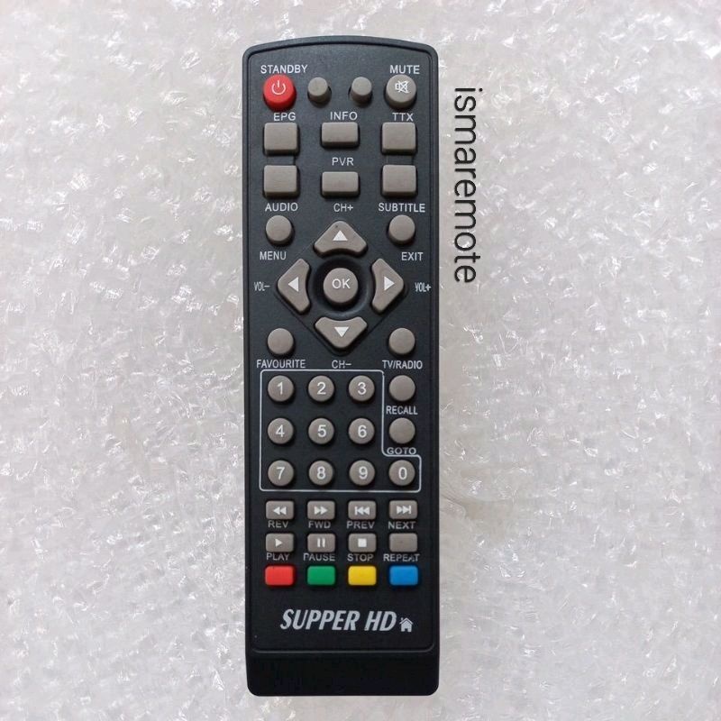 REMOTE REMOT SET TOP BOX SUPER HD Evercross Noise Infico Advance Vitara Max Hinomaru